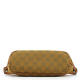 Gucci 07198 Light Brown GG Boat Pochette