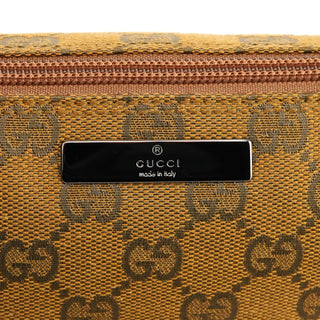 Gucci 07198 Light Brown GG Boat Pochette