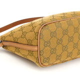 Gucci 07198 Light Brown GG Boat Pochette