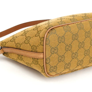 Gucci 07198 Light Brown GG Boat Pochette