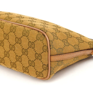 Gucci 07198 Light Brown GG Boat Pochette