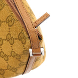 Gucci 07198 Light Brown GG Boat Pochette