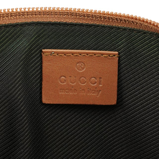 Gucci 07198 Light Brown GG Boat Pochette