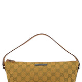 Gucci 07198 Light Brown GG Boat Pochette