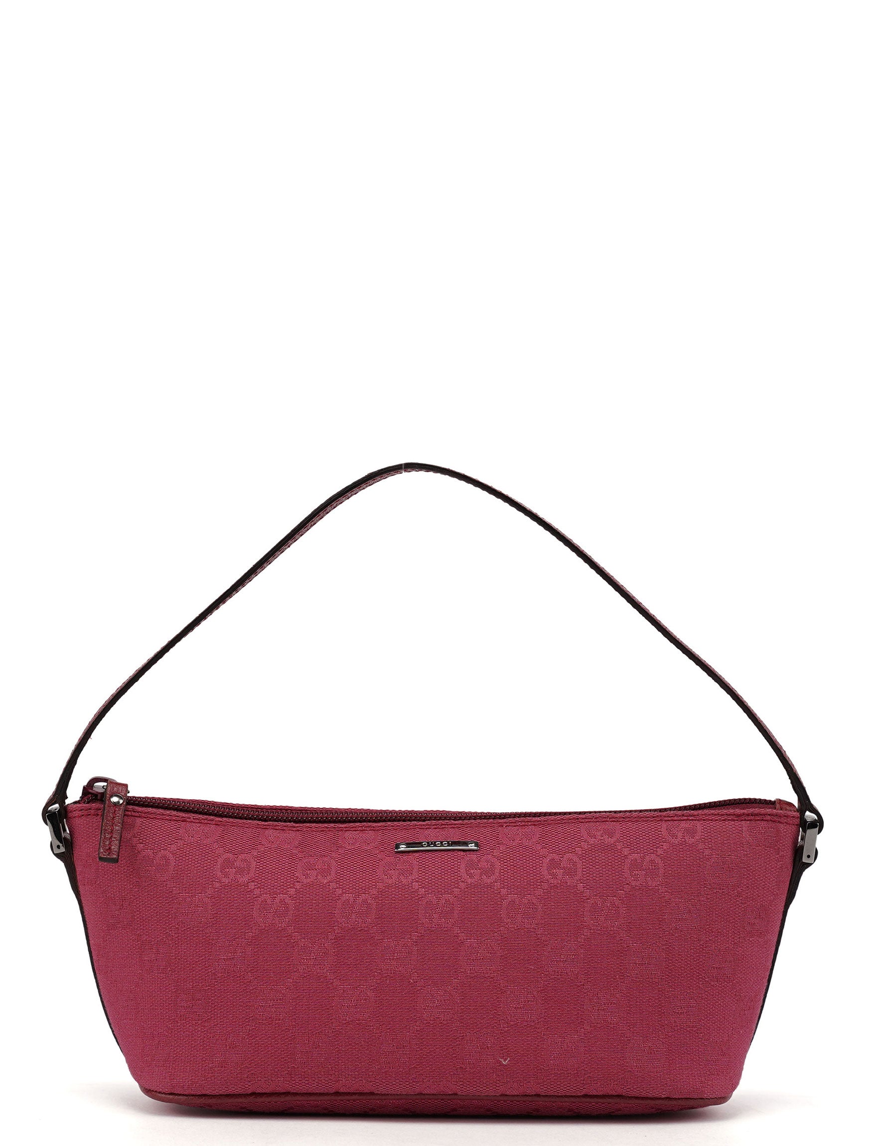 Gucci 07198 Pink GG Boat Pochette