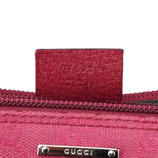 Gucci 07198 Pink GG Boat Pochette