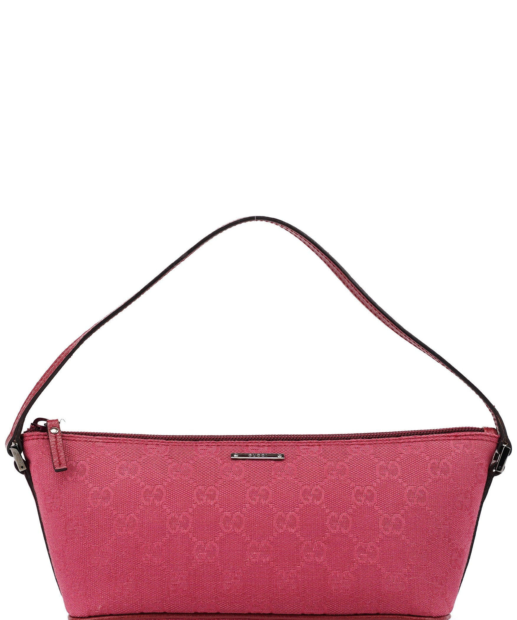 Gucci 07198 Pink GG Boat Pochette