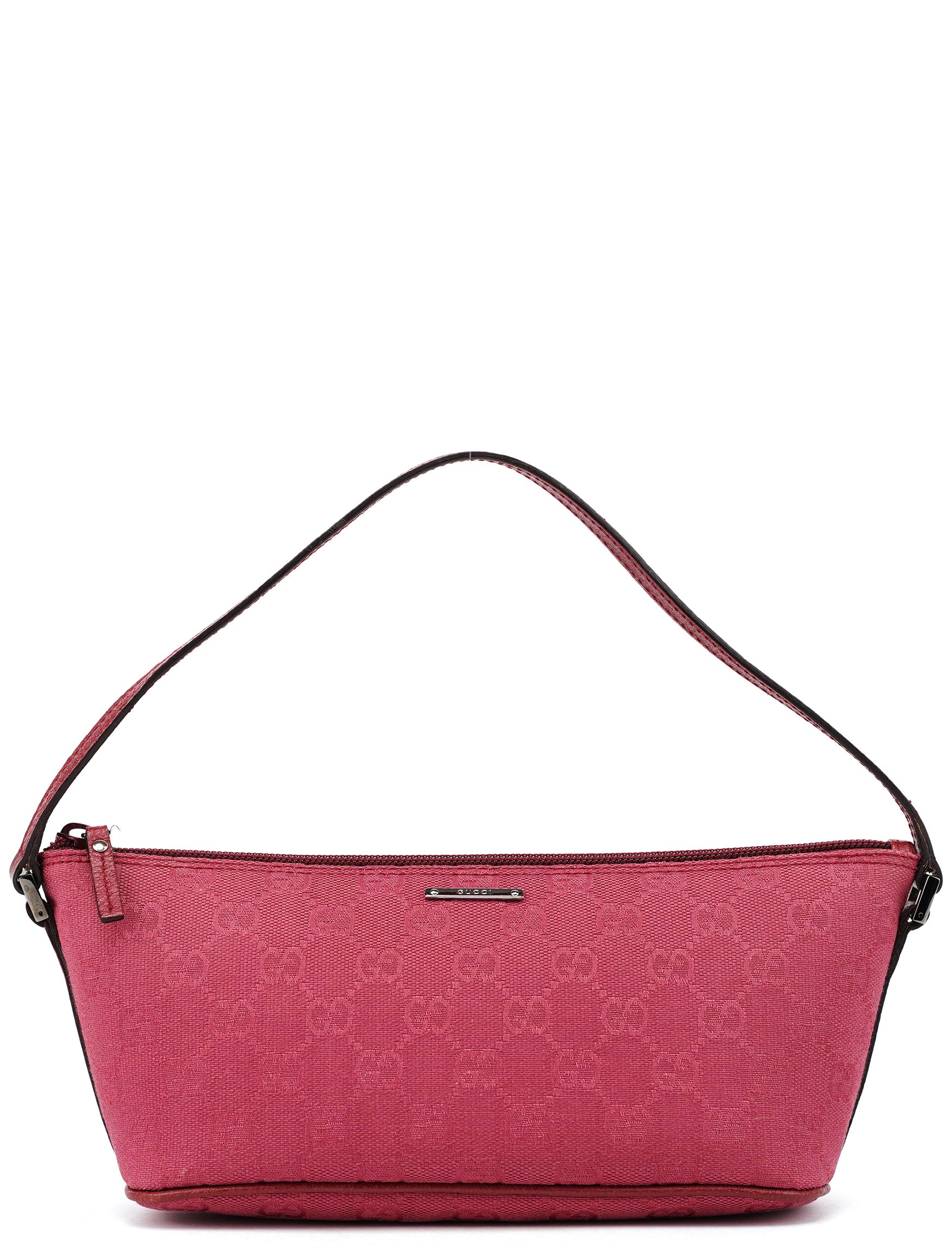 Gucci 07198 Pink GG Boat Pochette