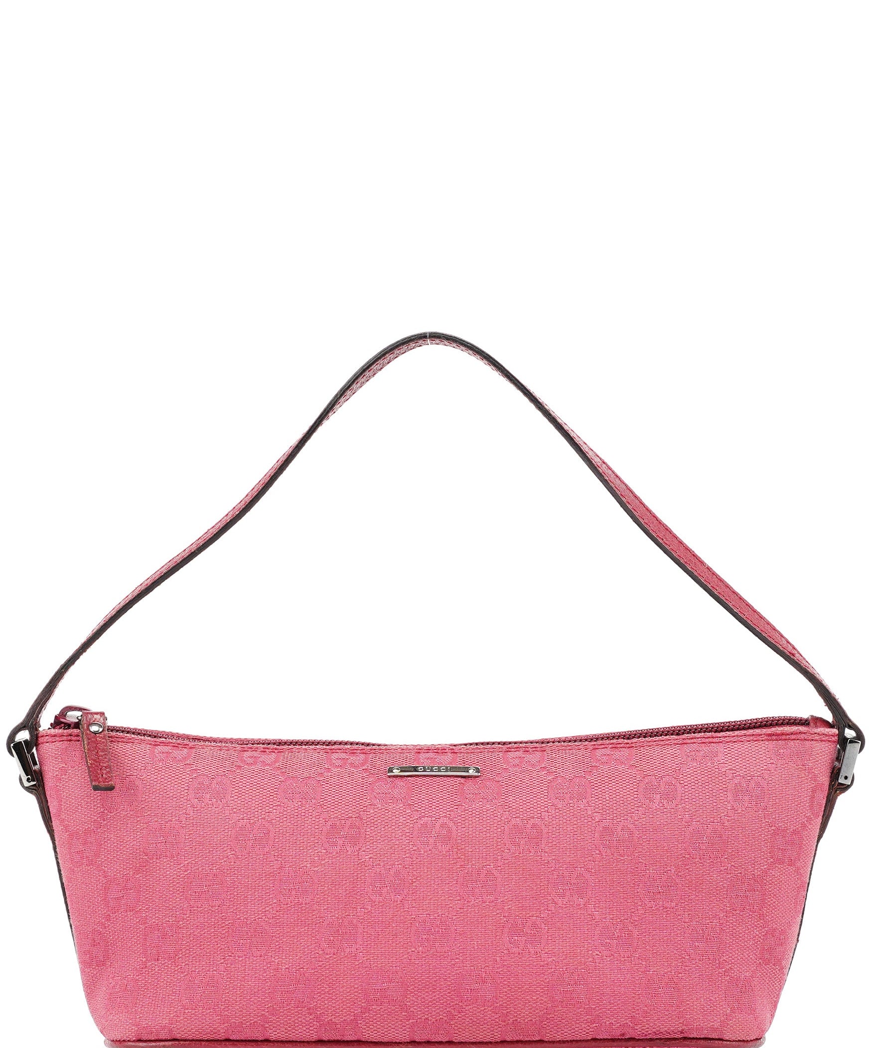Gucci 07198 Pink GG Boat Pochette
