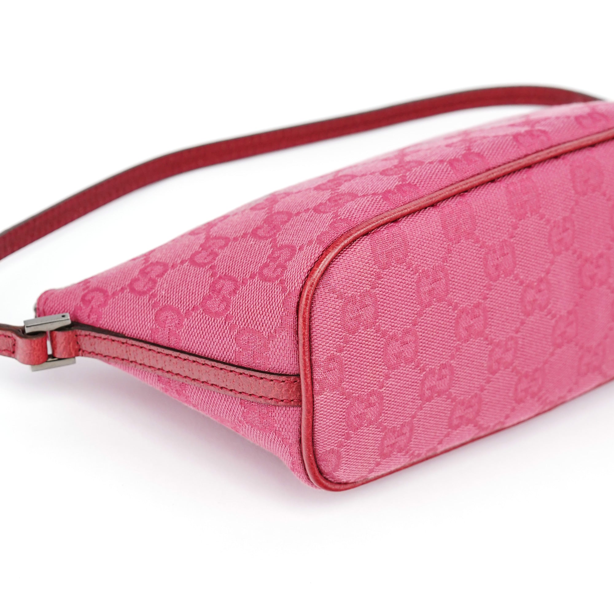 Gucci 07198 Pink GG Boat Pochette