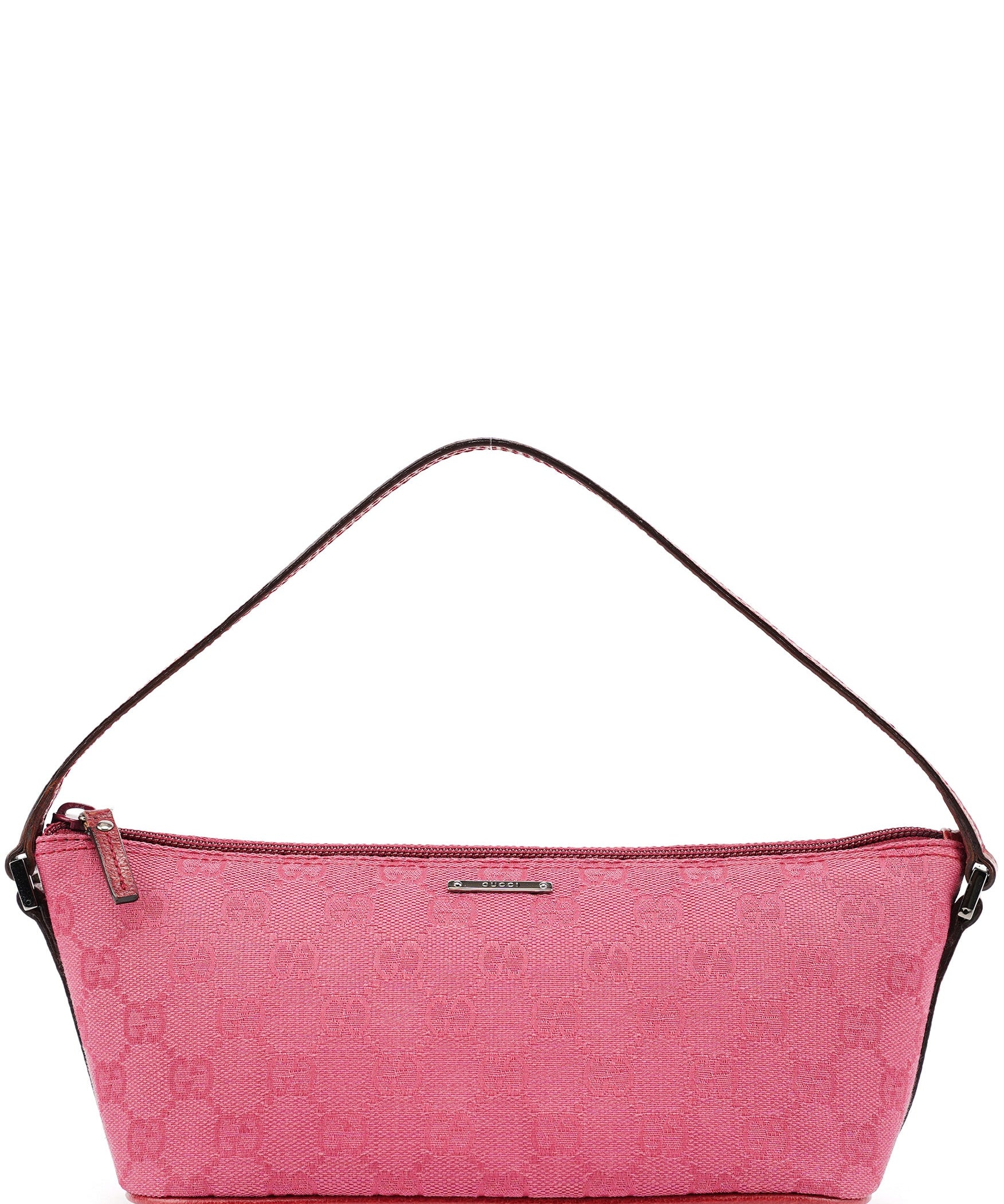 Gucci 07198 Pink GG Boat Pochette