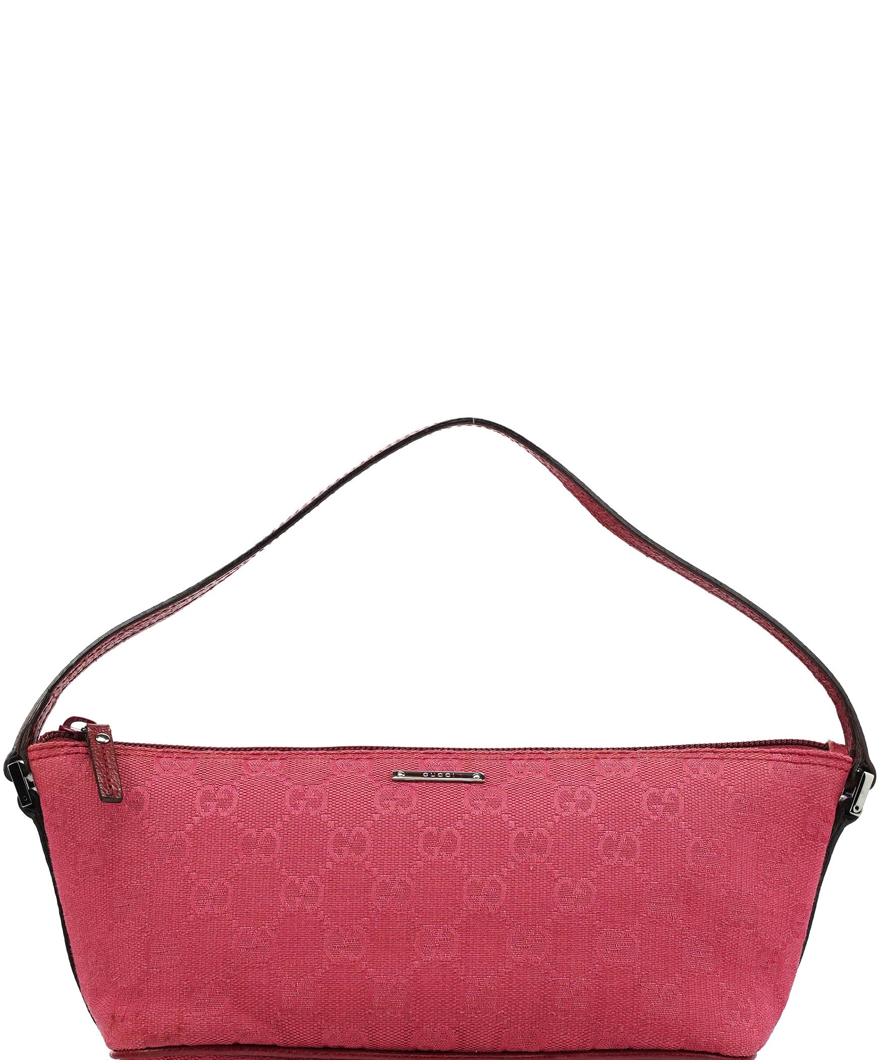 Gucci 07198 Pink GG Boat Pochette