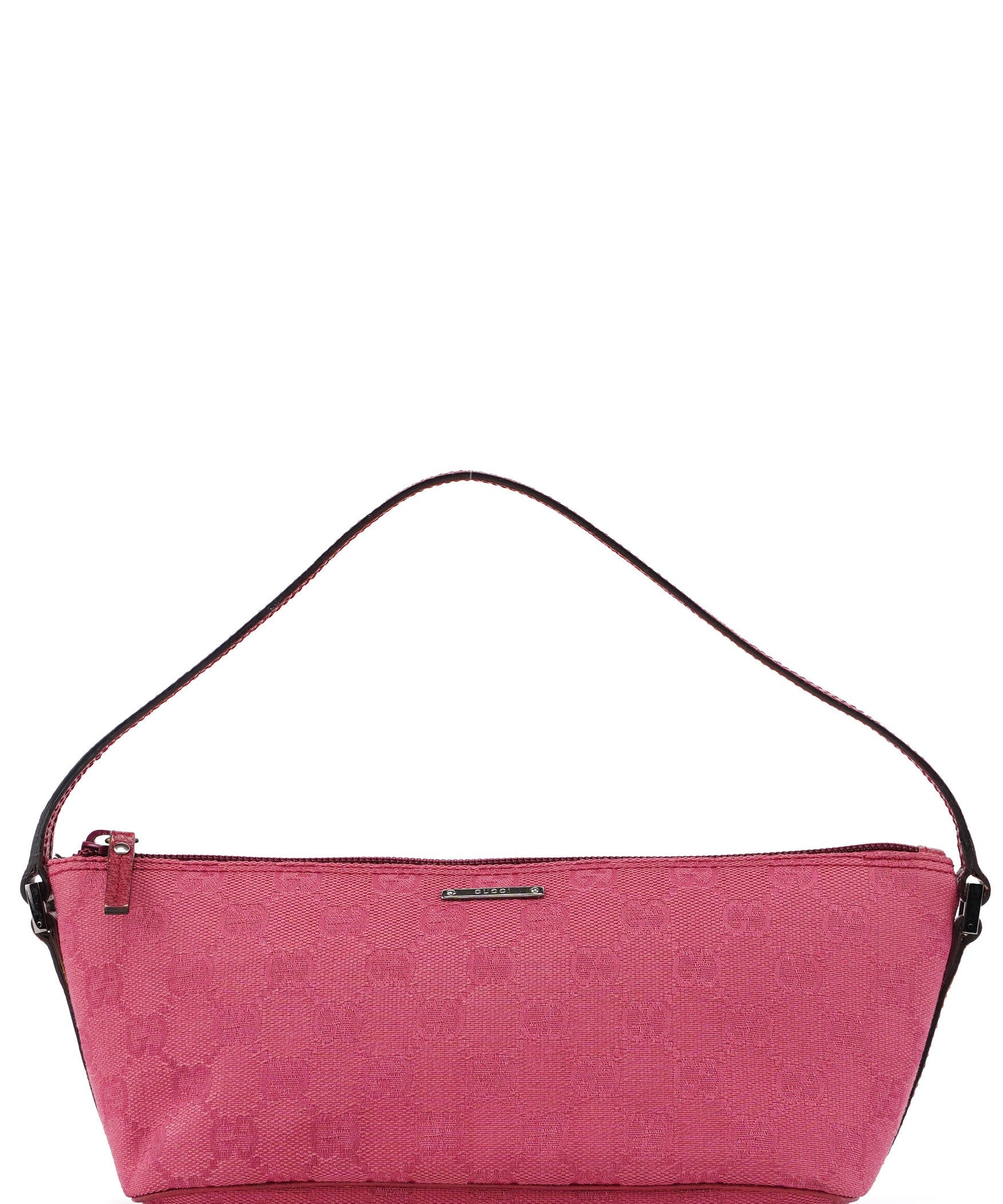 Gucci 07198 Pink GG Boat Pochette