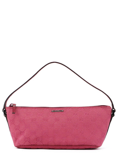 Gucci 07198 Pink GG Boat Pochette