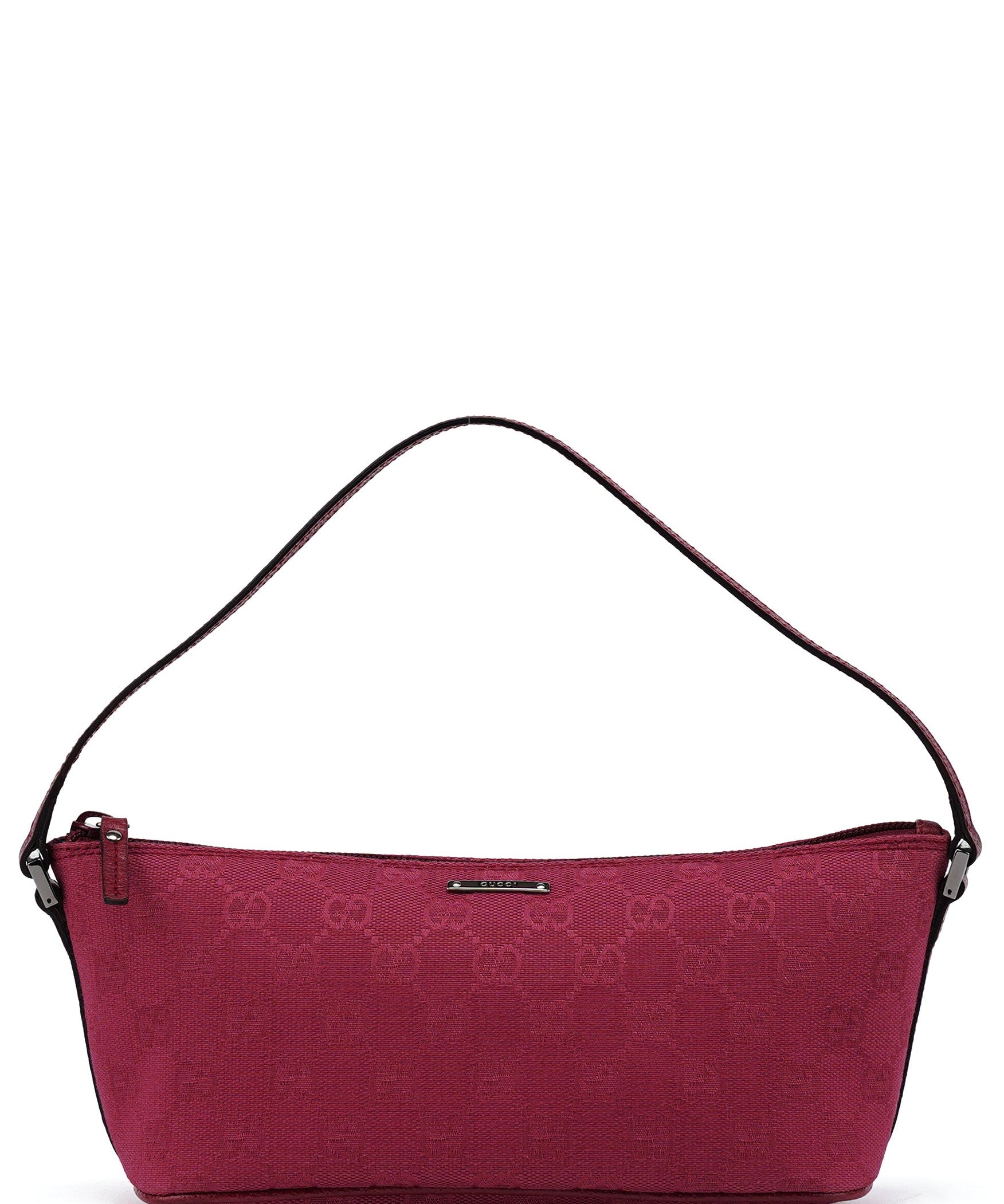 Gucci 07198 Pink GG Boat Pochette