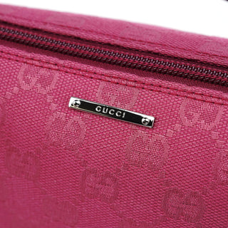 Gucci 07198 Pink GG Boat Pochette