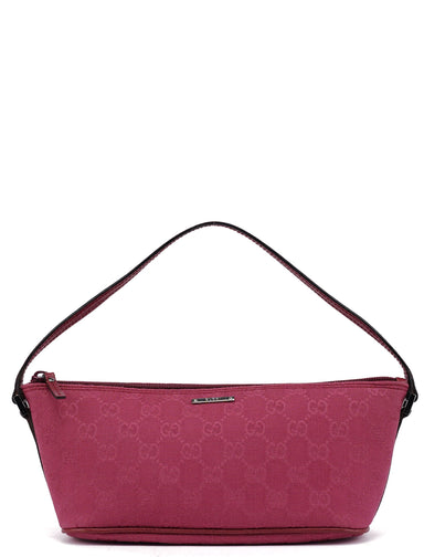 Gucci 07198 Pink GG Boat Pochette