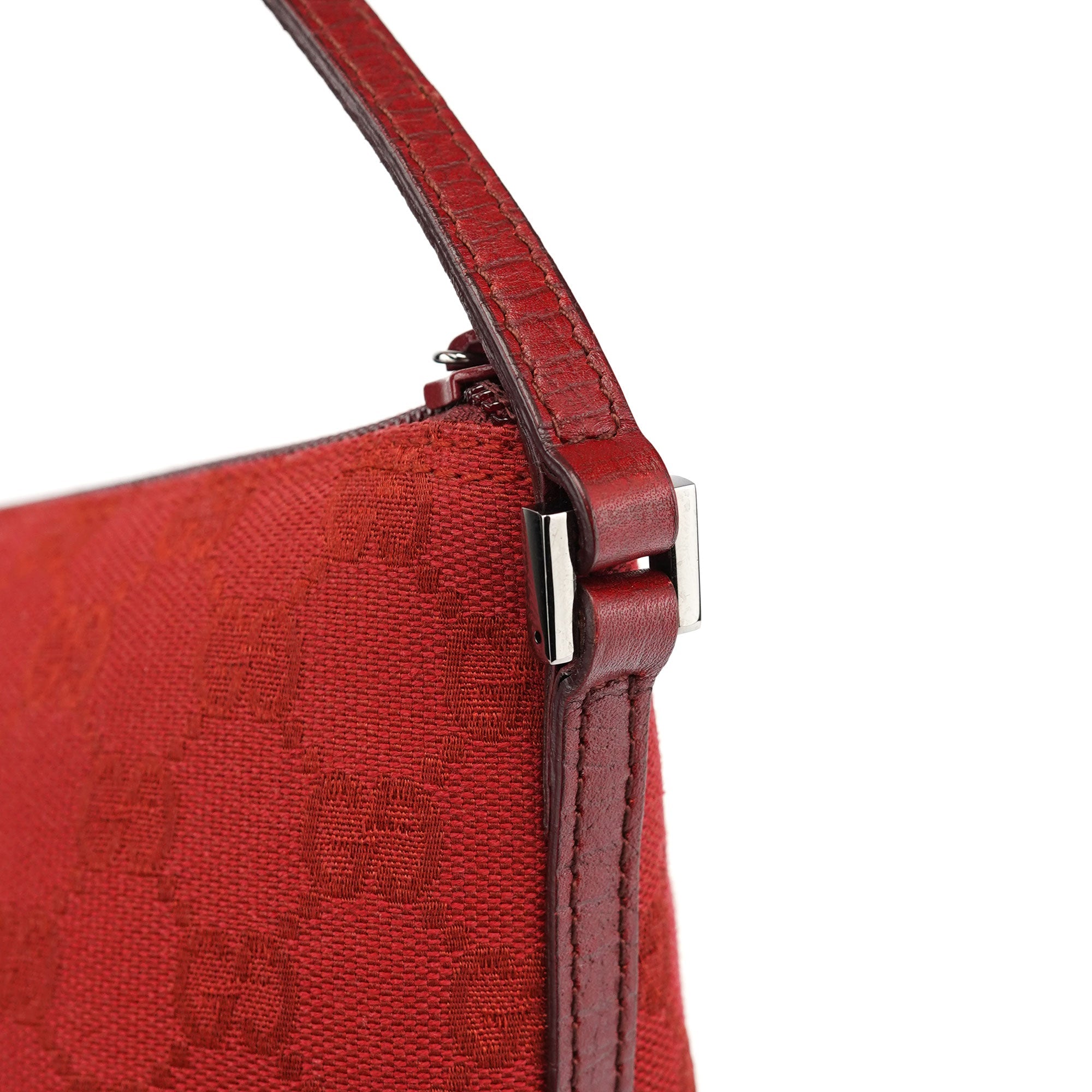 Gucci 07198 Red GG Boat Pochette