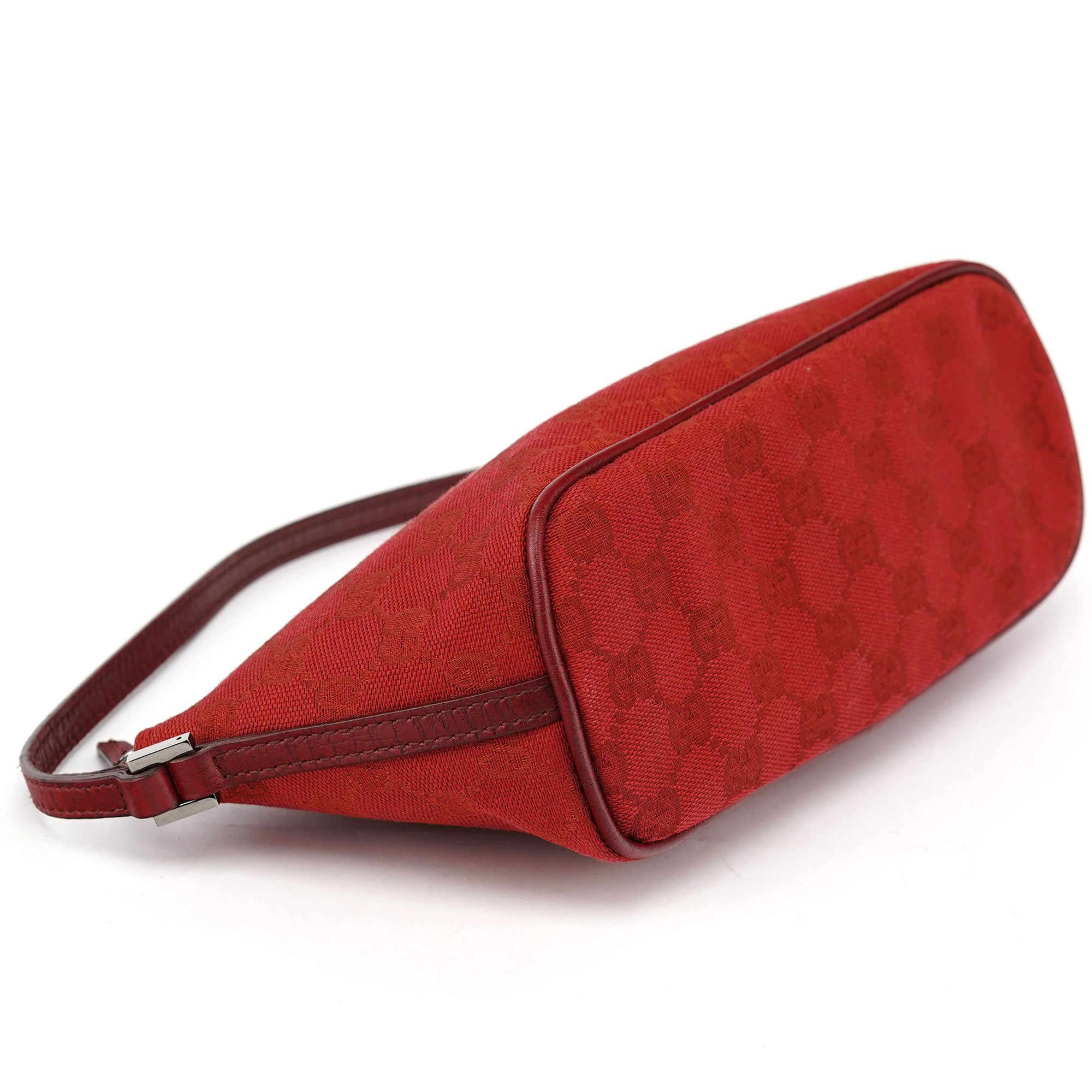 Gucci 07198 Red GG Boat Pochette
