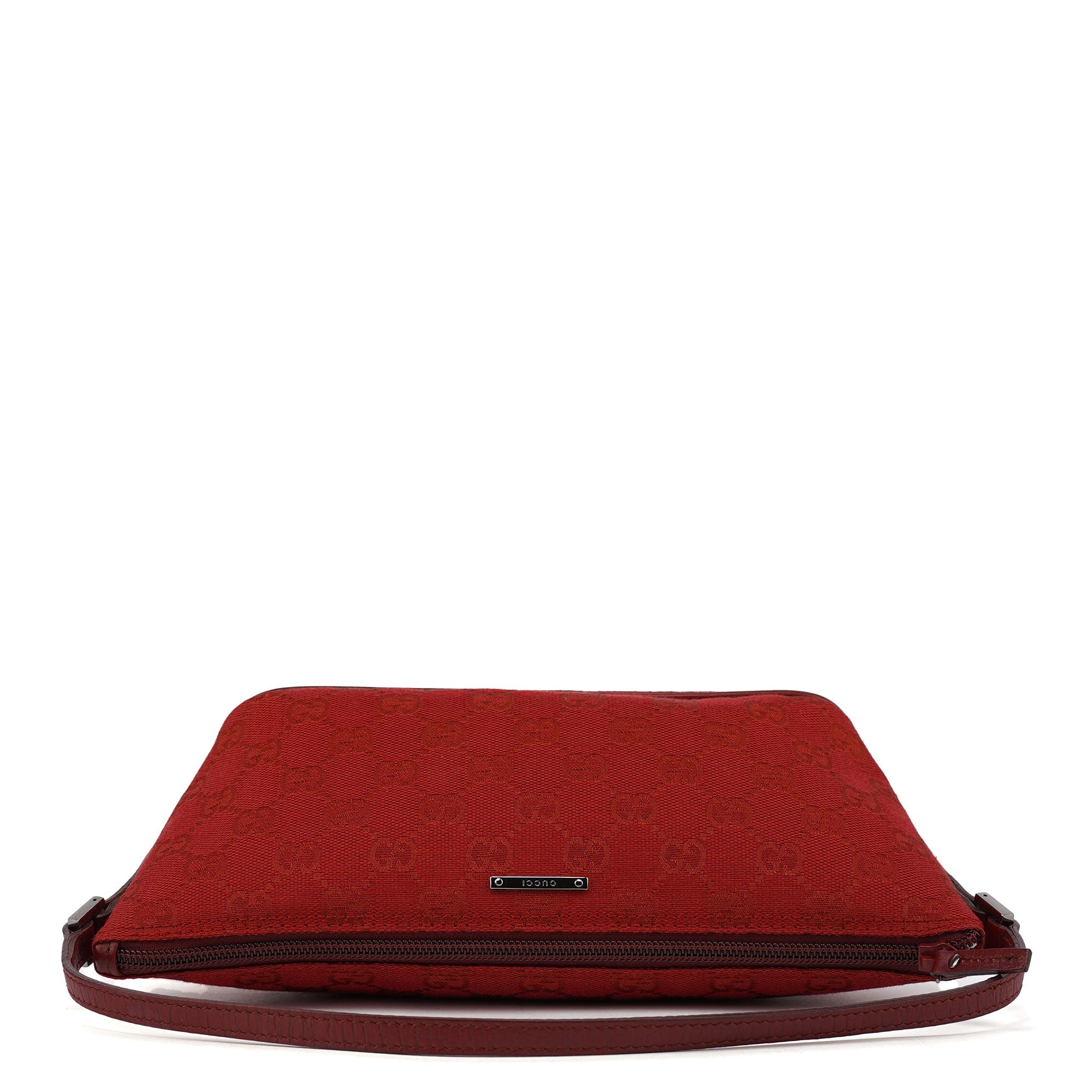 Gucci 07198 Red GG Boat Pochette