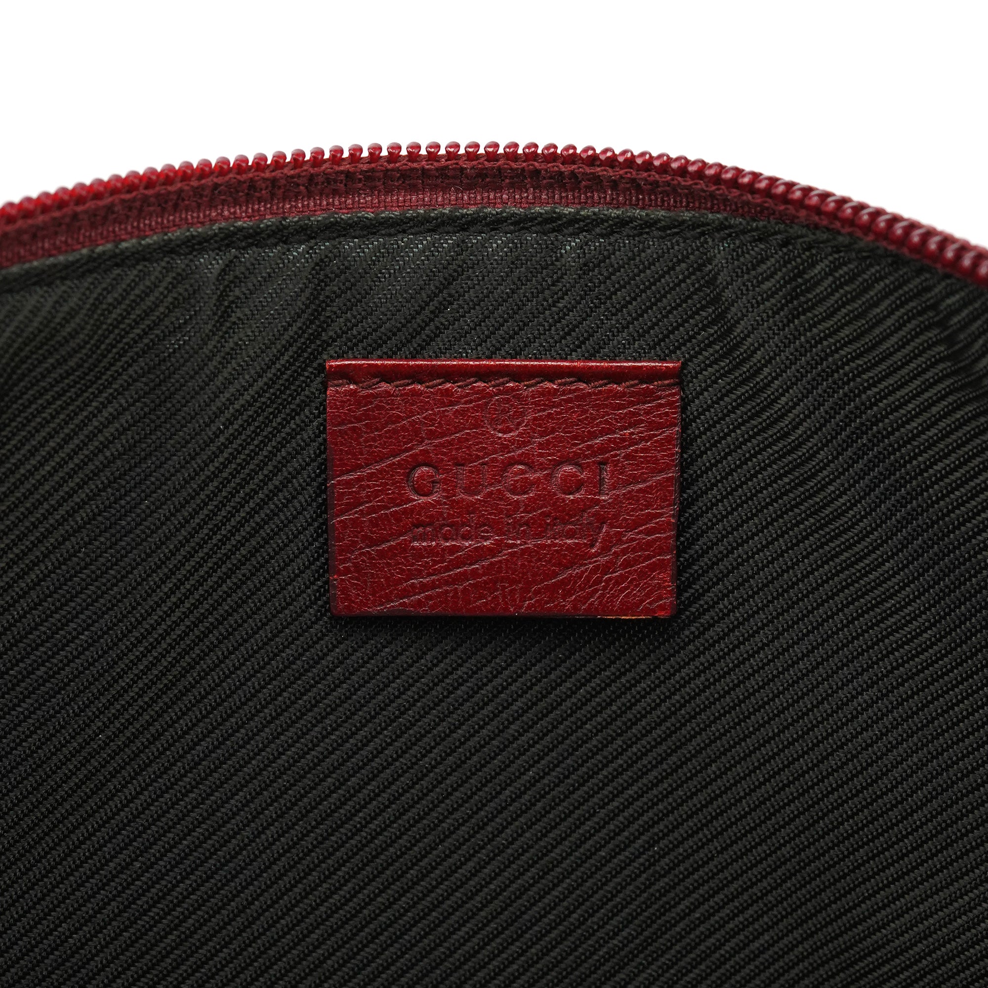 Gucci 07198 Red GG Boat Pochette