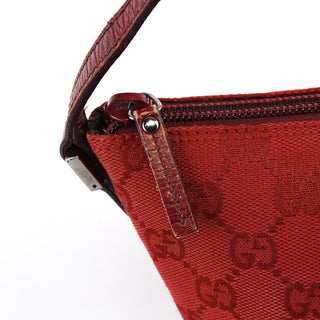 Gucci 07198 Red GG Boat Pochette