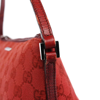 Gucci 07198 Red GG Boat Pochette