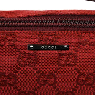 Gucci 07198 Red GG Boat Pochette
