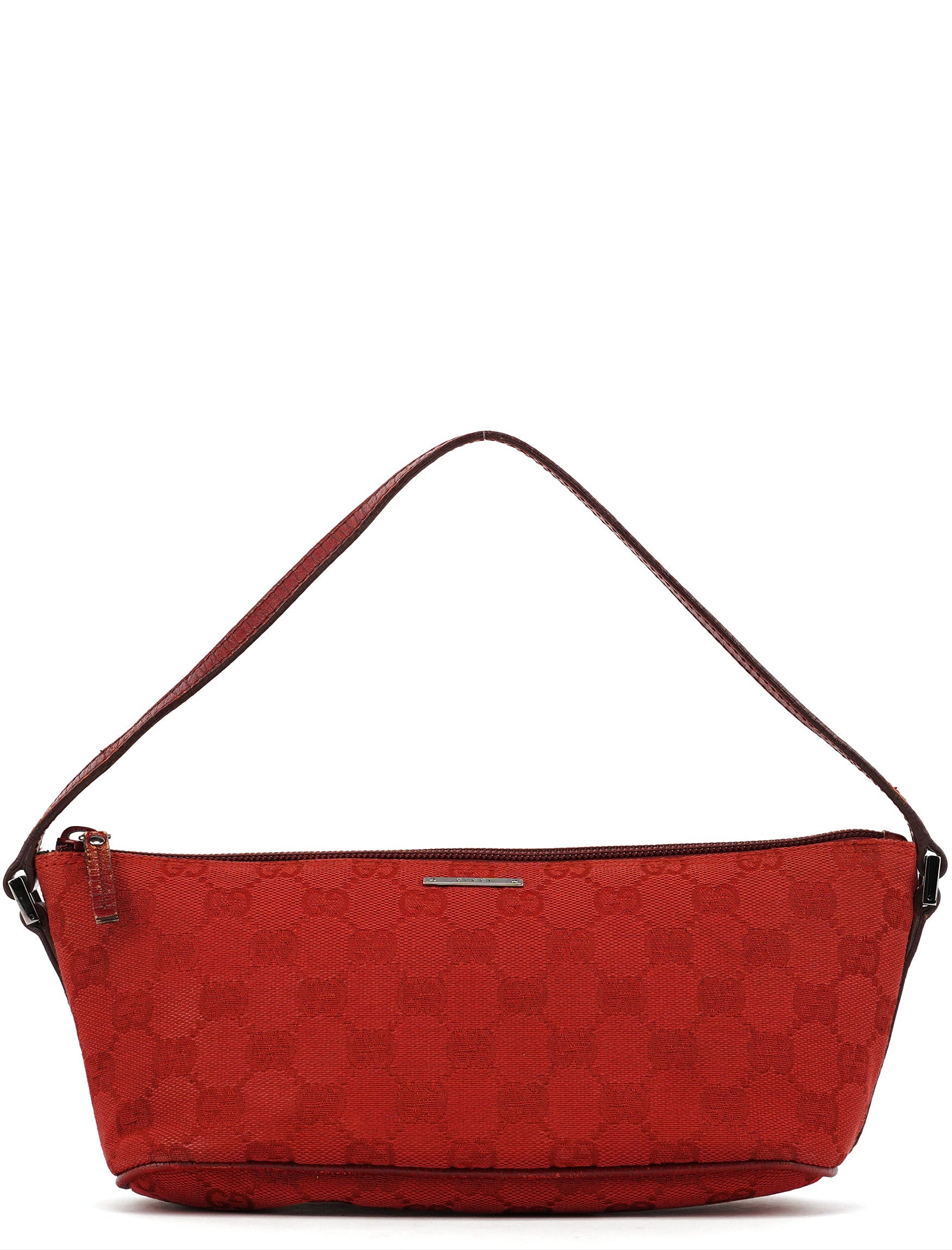 Gucci 07198 Red GG Boat Pochette