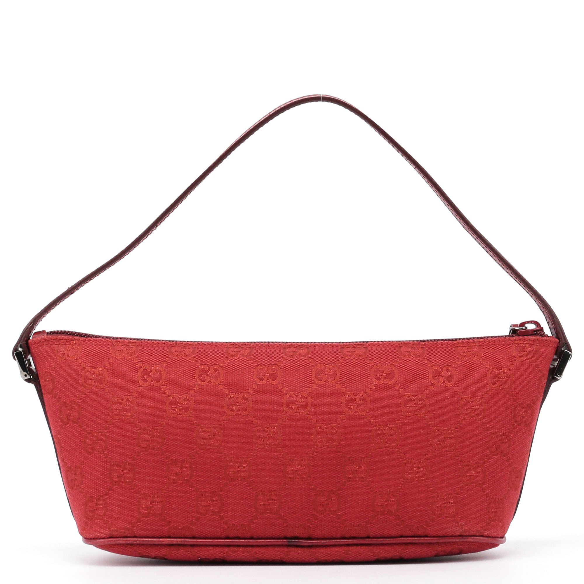 Gucci 07198 Red GG Boat Pochette