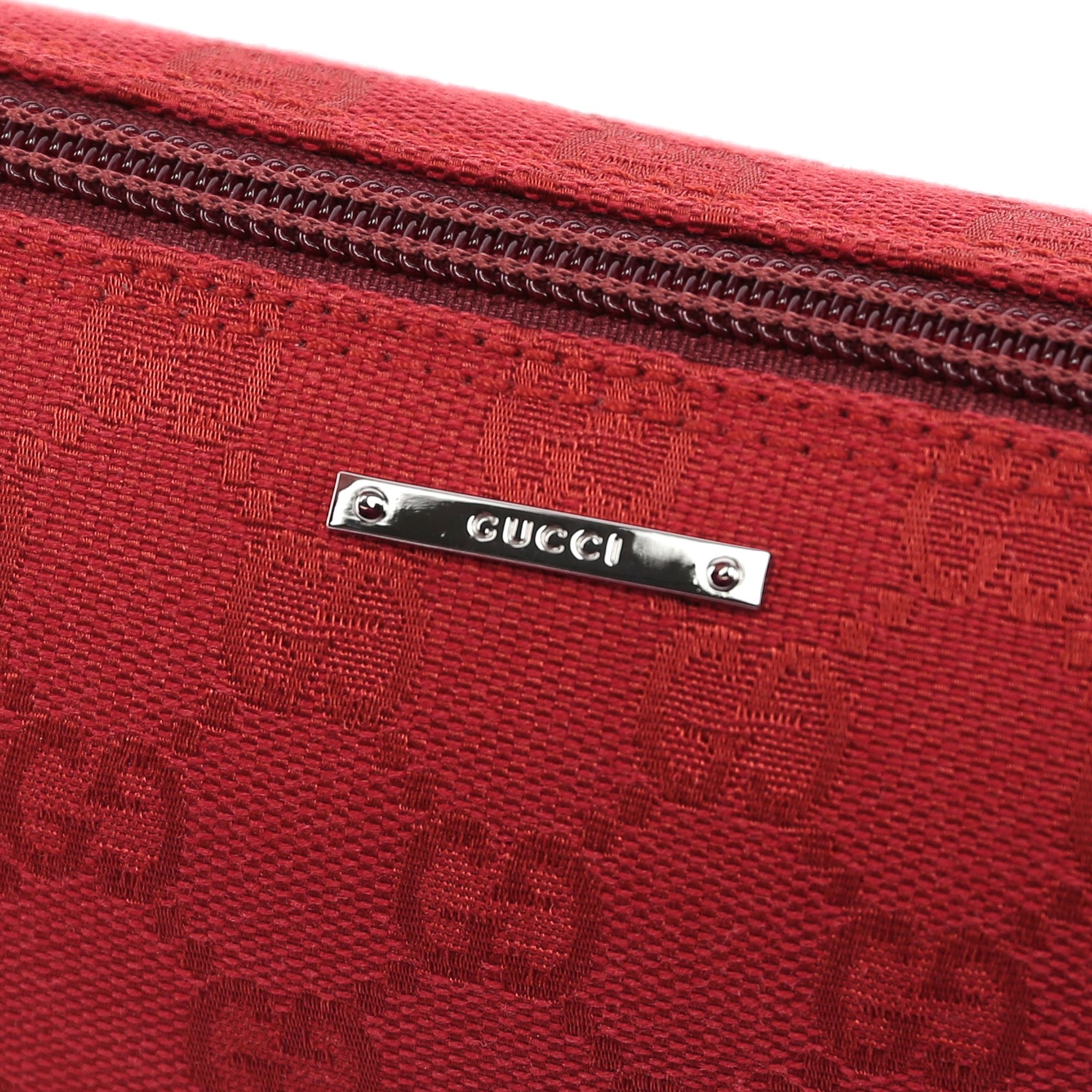 Gucci 07198 Red GG Boat Pochette