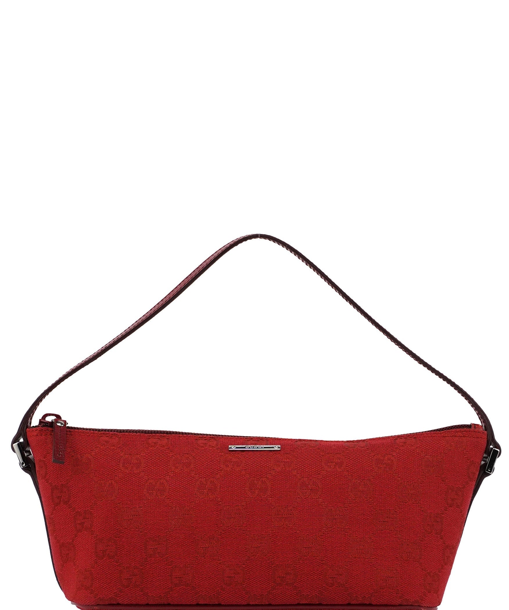 Gucci 07198 Red GG Boat Pochette