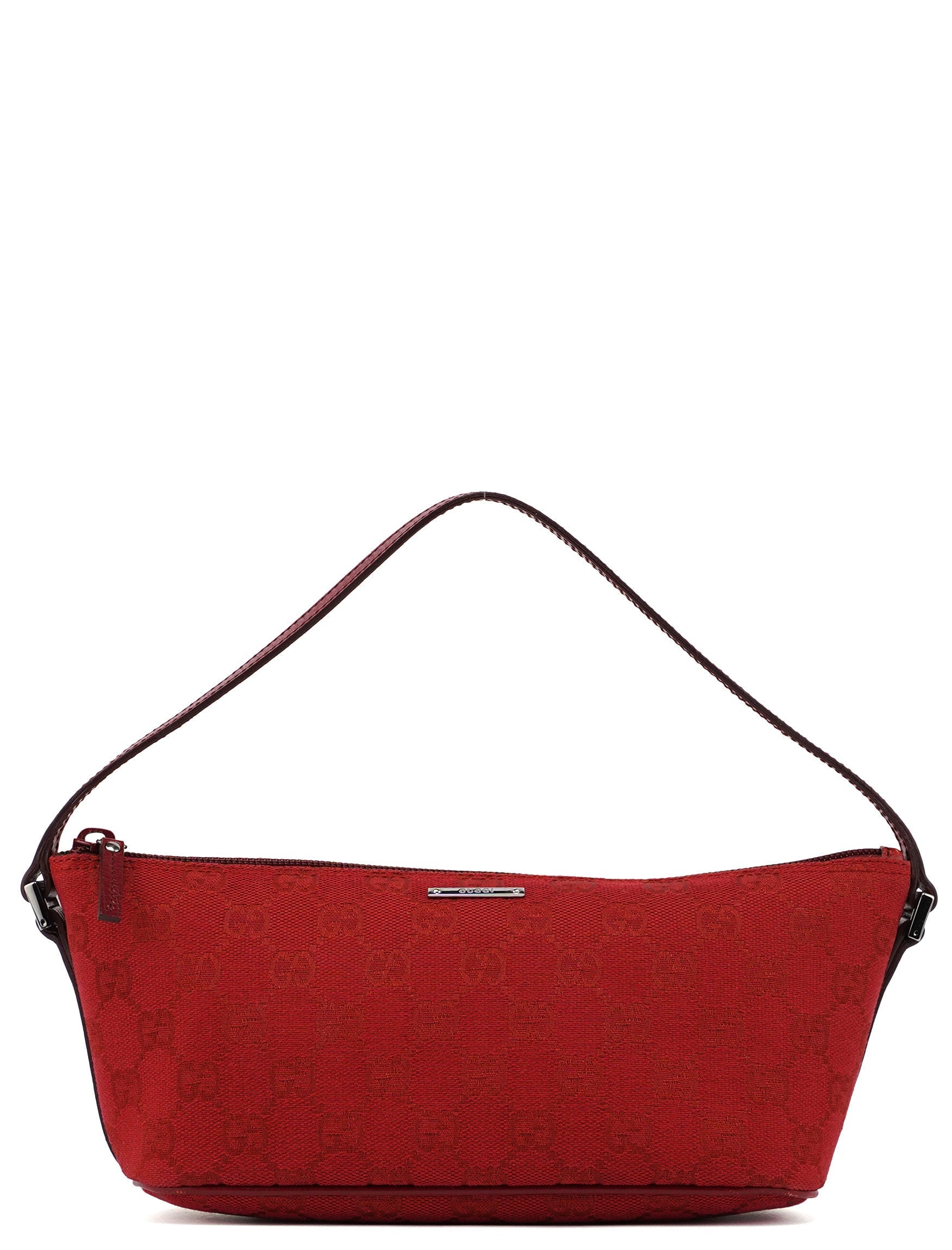 Gucci 07198 Red GG Boat Pochette