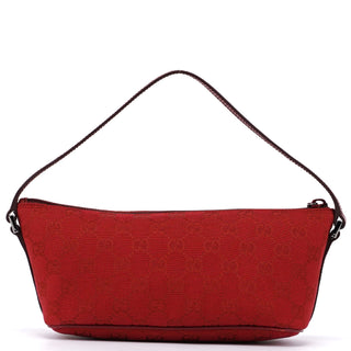 Gucci 07198 Red GG Boat Pochette