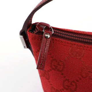 Gucci 07198 Red GG Boat Pochette