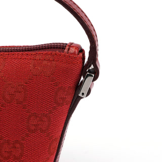 Gucci 07198 Red GG Boat Pochette