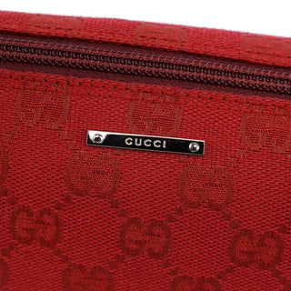 Gucci 07198 Red GG Boat Pochette