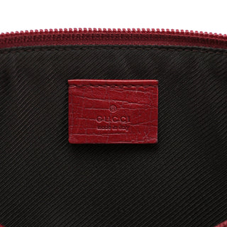 Gucci 07198 Red GG Boat Pochette