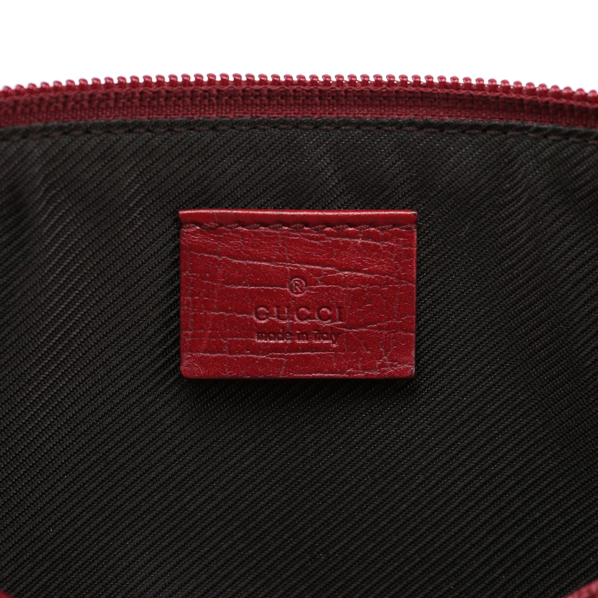 Gucci 07198 Red GG Boat Pochette