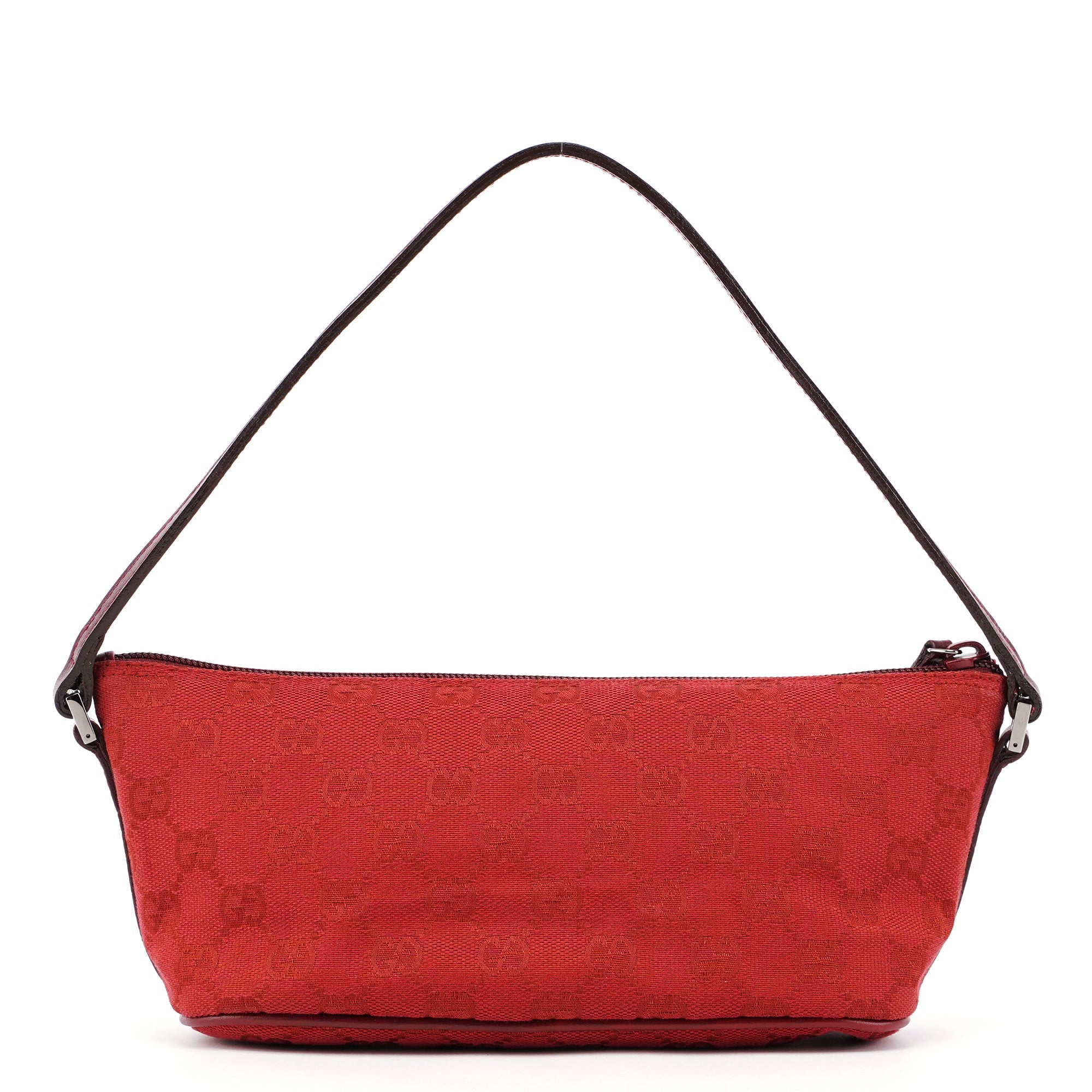 Gucci 07198 Red GG Boat Pochette