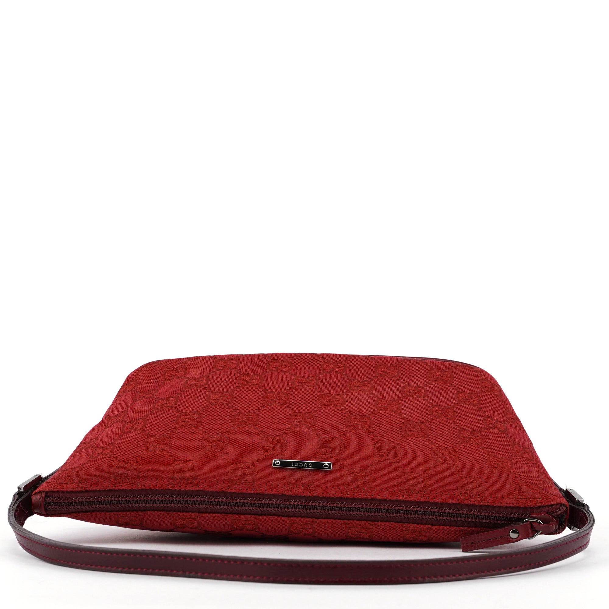 Gucci 07198 Red GG Boat Pochette