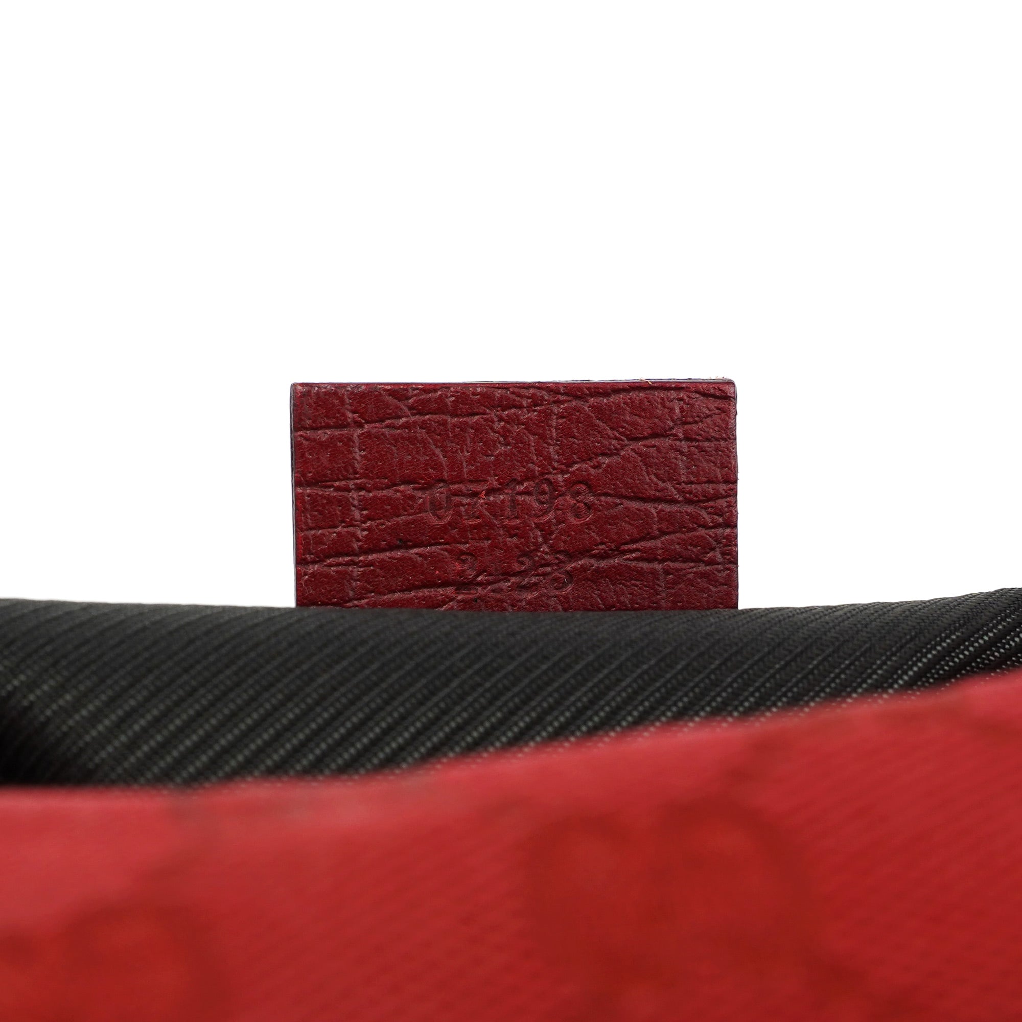 Gucci 07198 Red GG Boat Pochette