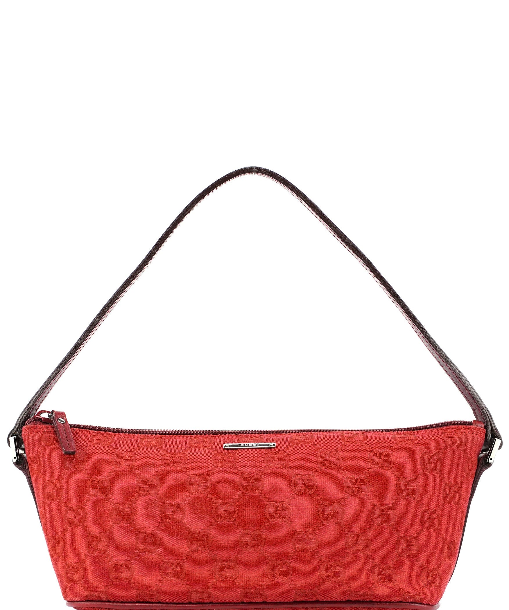 Gucci 07198 Red GG Boat Pochette