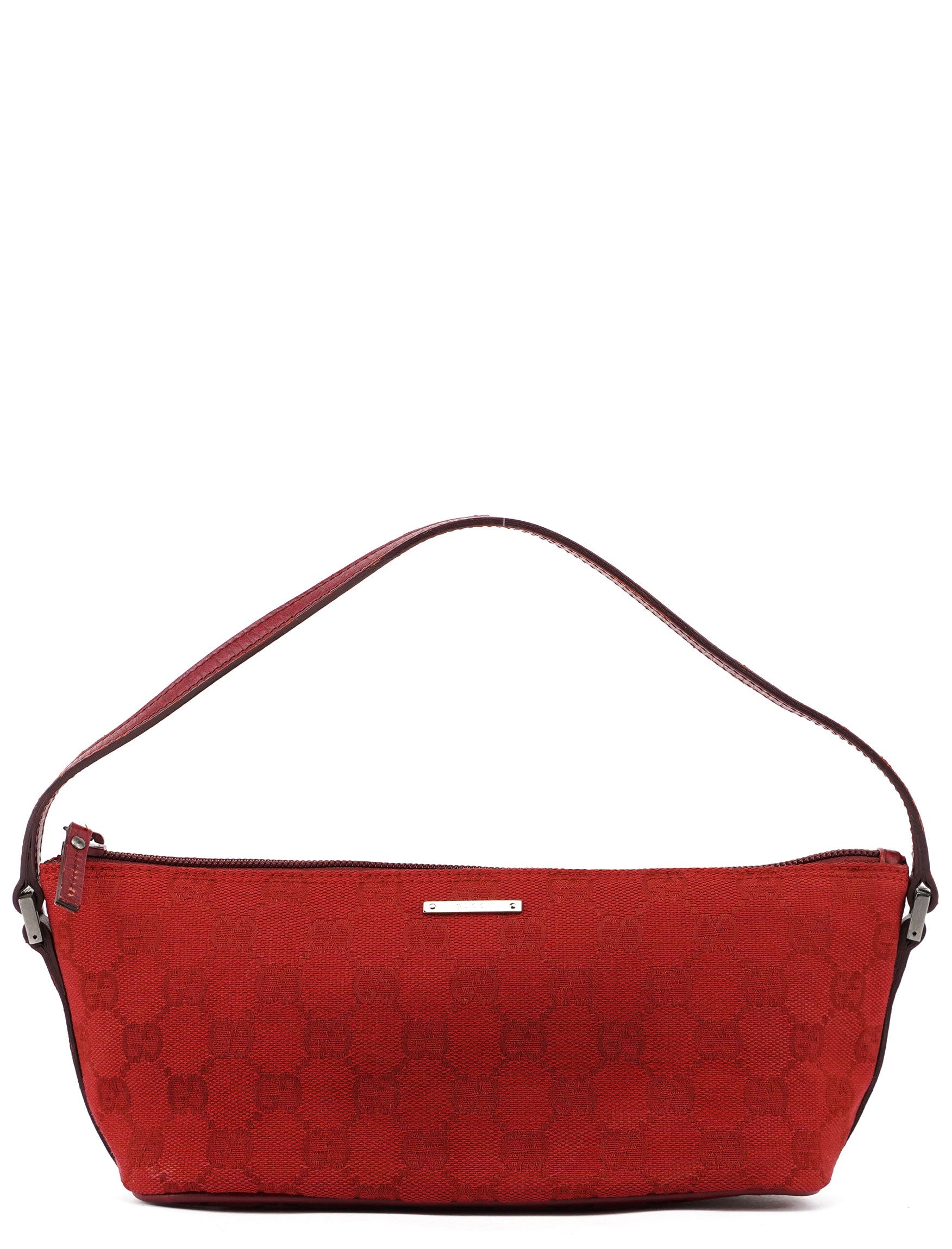 Gucci 07198 Red GG Boat Pochette