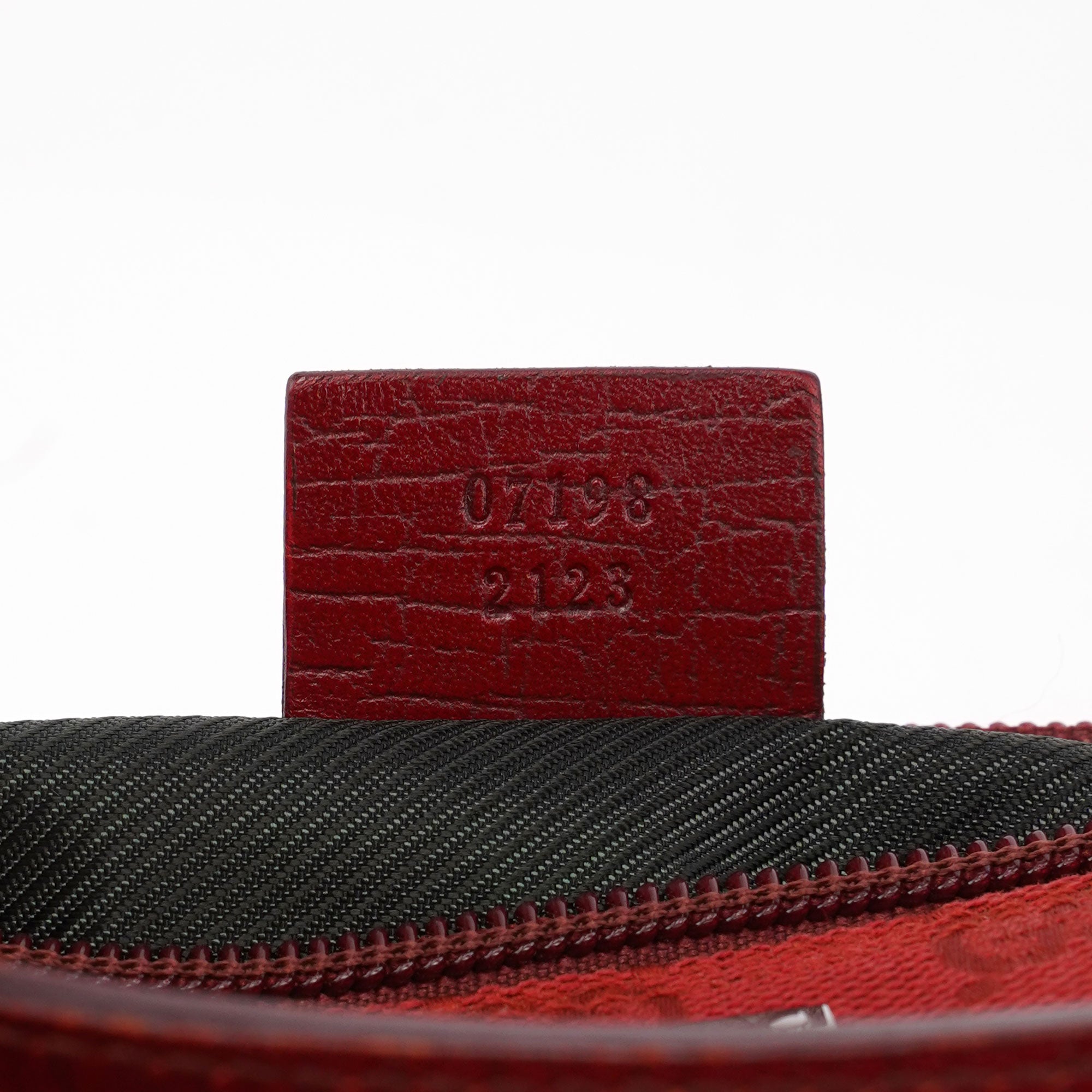 Gucci 07198 Red GG Boat Pochette