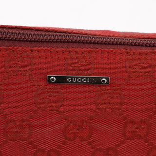 Gucci 07198 Red GG Boat Pochette