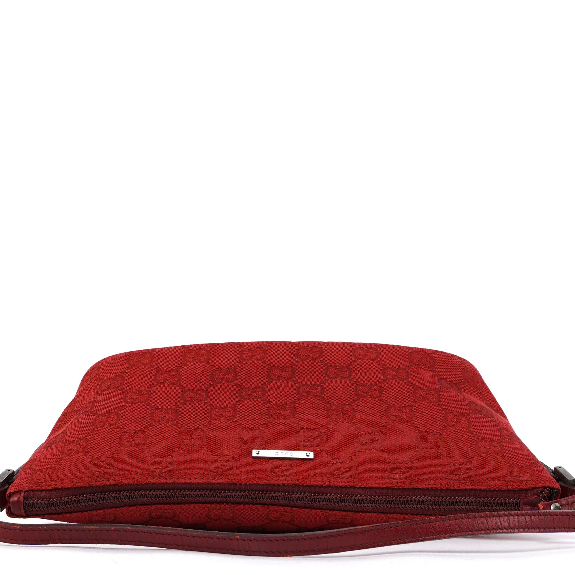 Gucci 07198 Red GG Boat Pochette