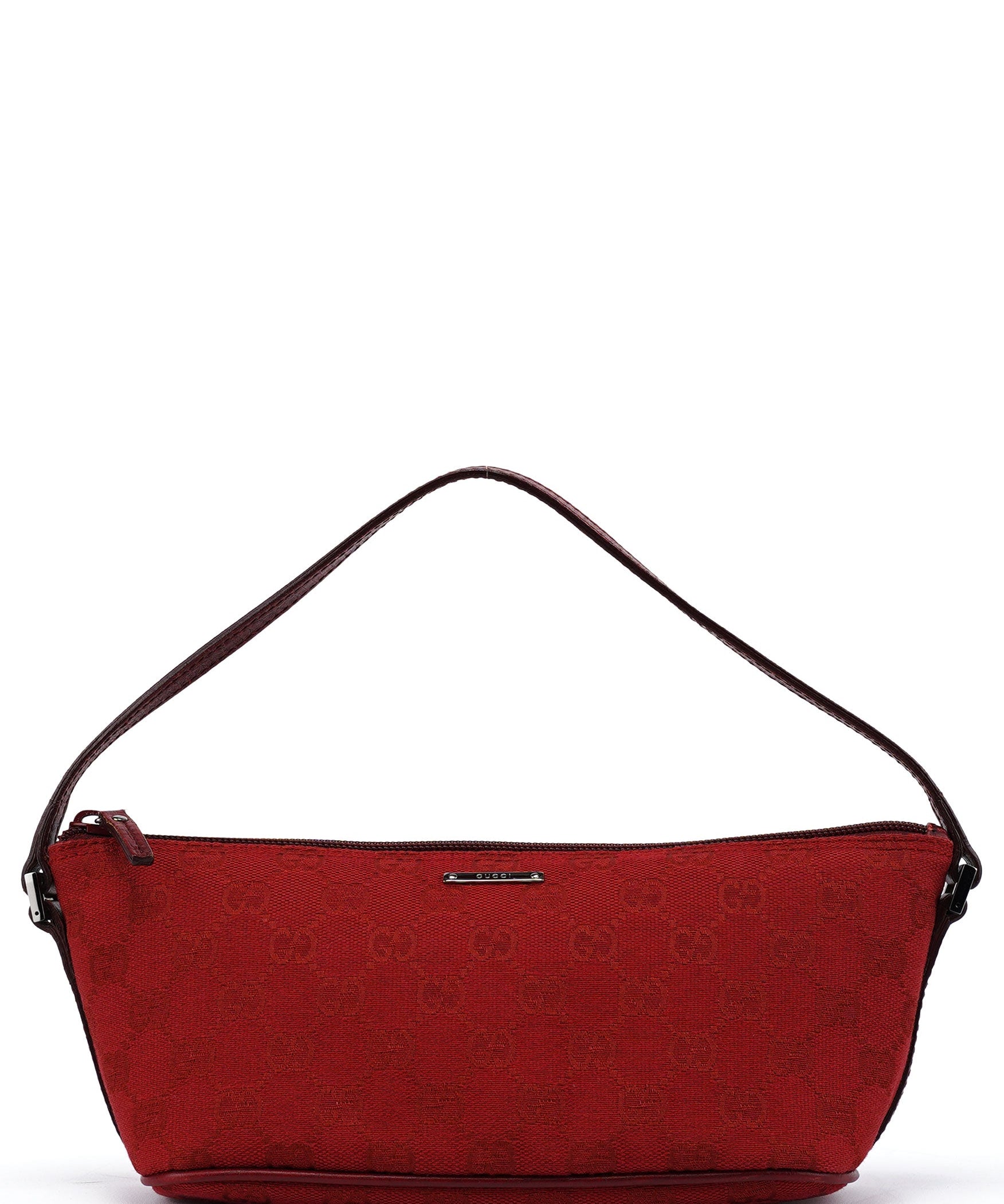 Gucci 07198 Red GG Boat Pochette