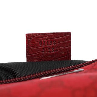 Gucci 07198 Red GG Boat Pochette