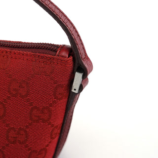 Gucci 07198 Red GG Boat Pochette